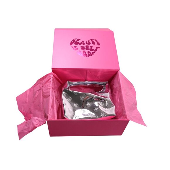 Huda Beauty Chrome Makeup Bag Beauty Influencer PR Package - Picture 2 of 7